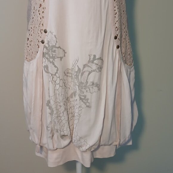 Angels Never Die Boho Tunic Dress Pink Size 2 - Picture 3 of 10